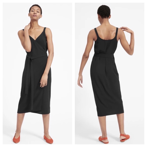 Everlane Dresses & Skirts - Everlane The Japanese GoWeave Tank Wrap Dress Worn Once